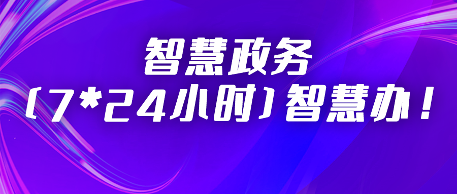 智慧政务“7*24小时白领”竟是ta？